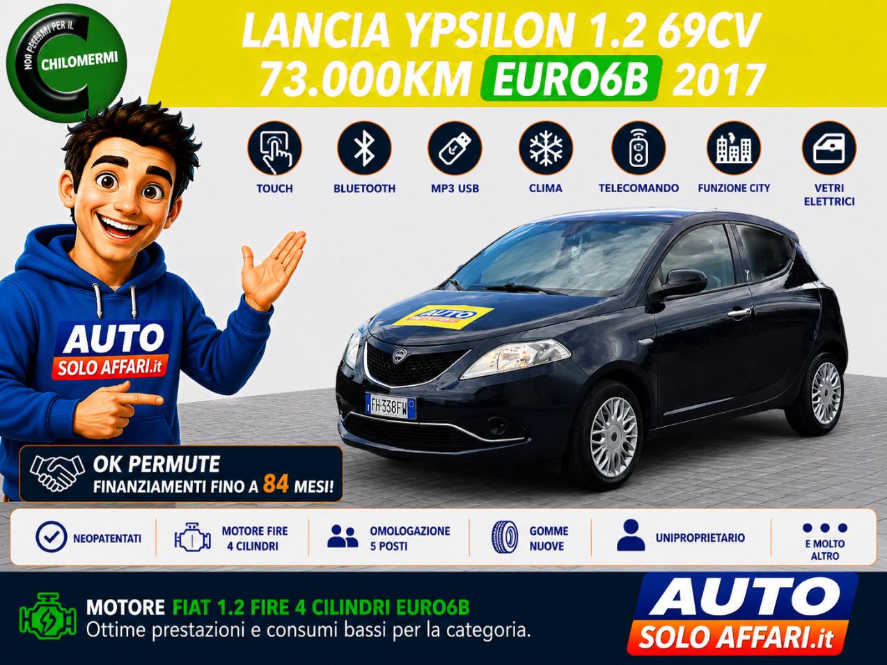 Lancia Ypsilon 5 Porte YPSILON 1.2 GOLD EURO6B 73.000KM TOUCH/B.TOOTH/NEOPATENTATI