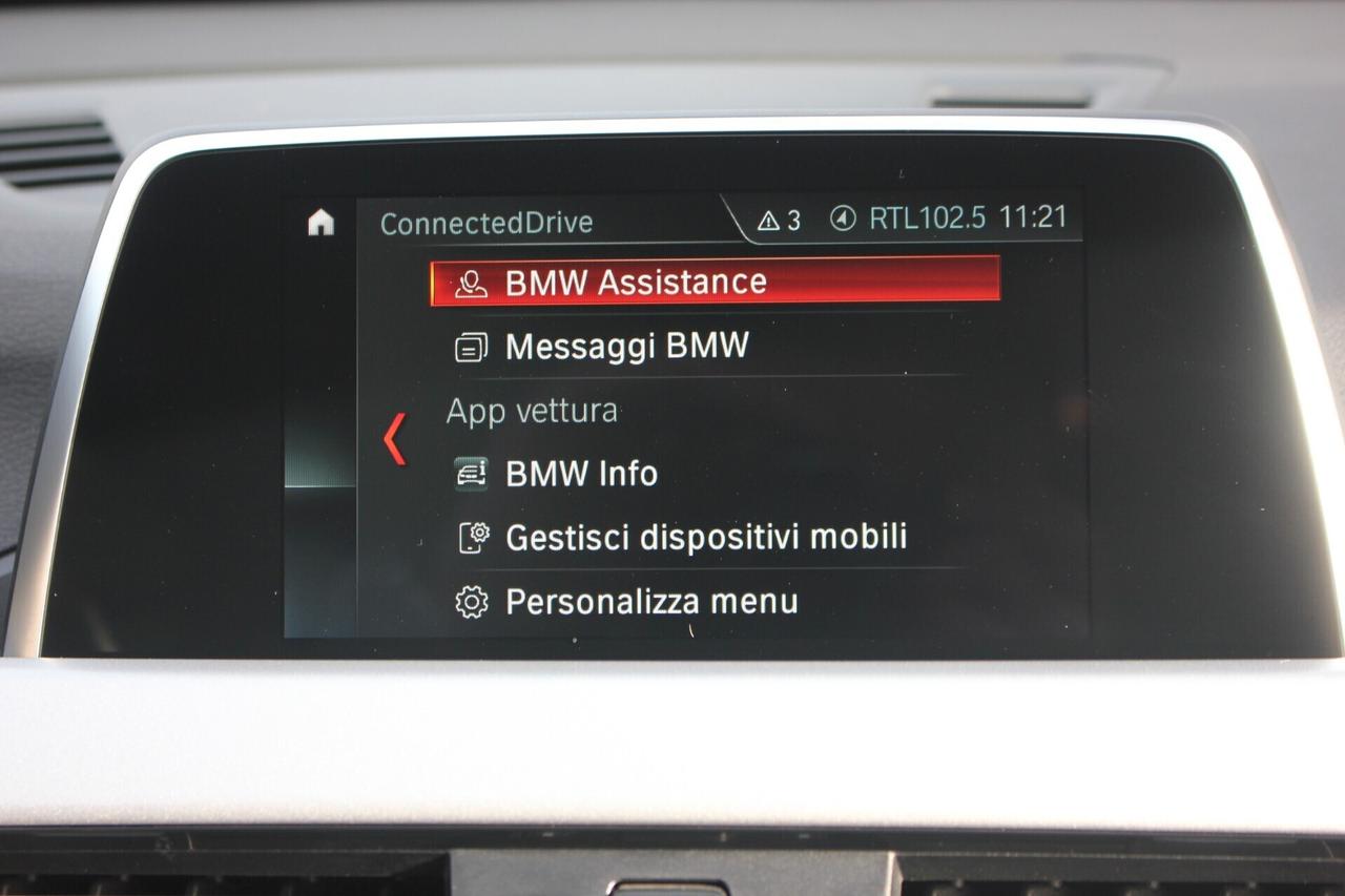 BMW X1 20d SPORT AUTO UNIPRO CRONO TAGLIANDI FULL LED TEC