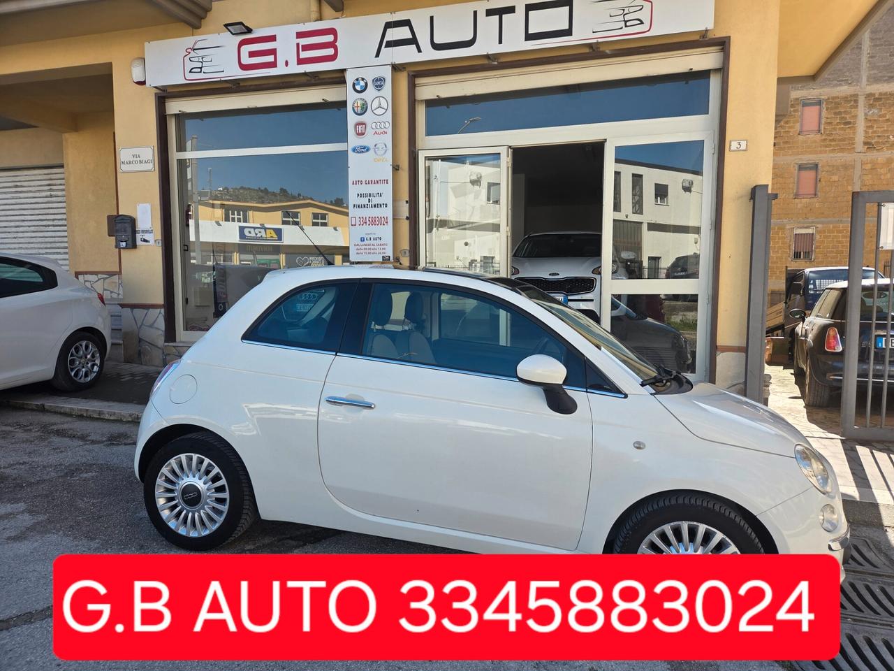 FIAT 500 ANNO 2010 1.2 BENZ GPL KM CERTIFICATI