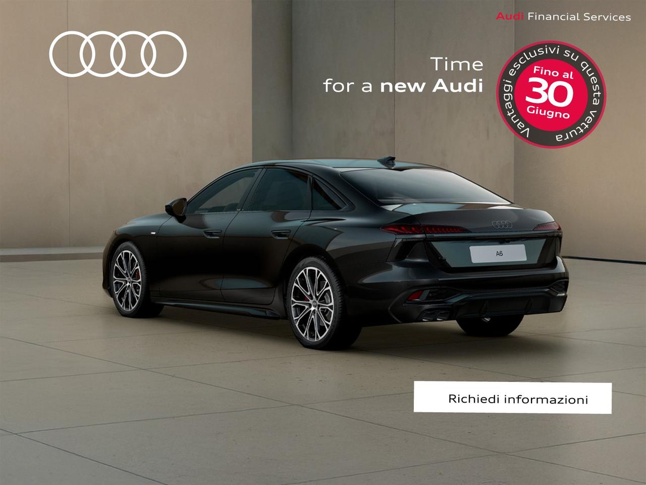 Audi A6 2.0 tdi mhev + s line edition 204cv s-tronic