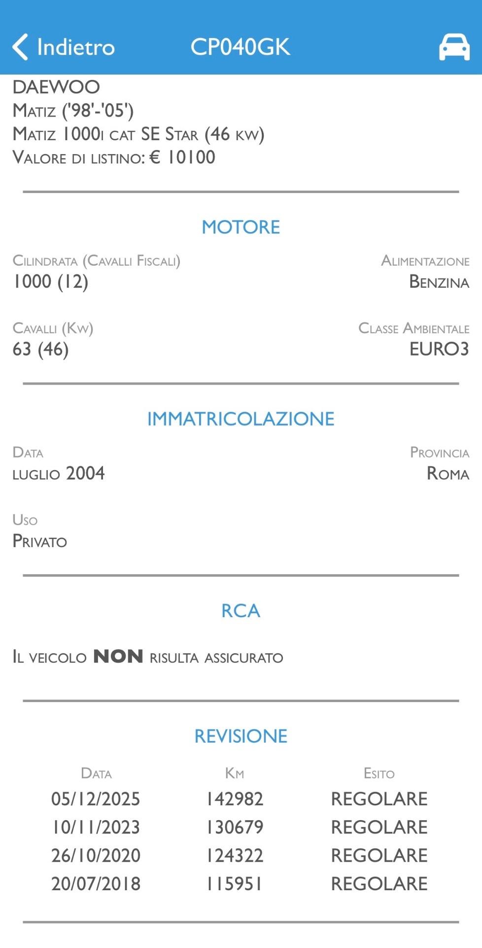 Daewoo Matiz 1.0 63 Cv 5 Porte SE Star - 2004