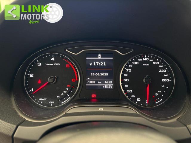 AUDI A3 SPB 30 TDI KM CERT, NAV, CLIMA BIZ.