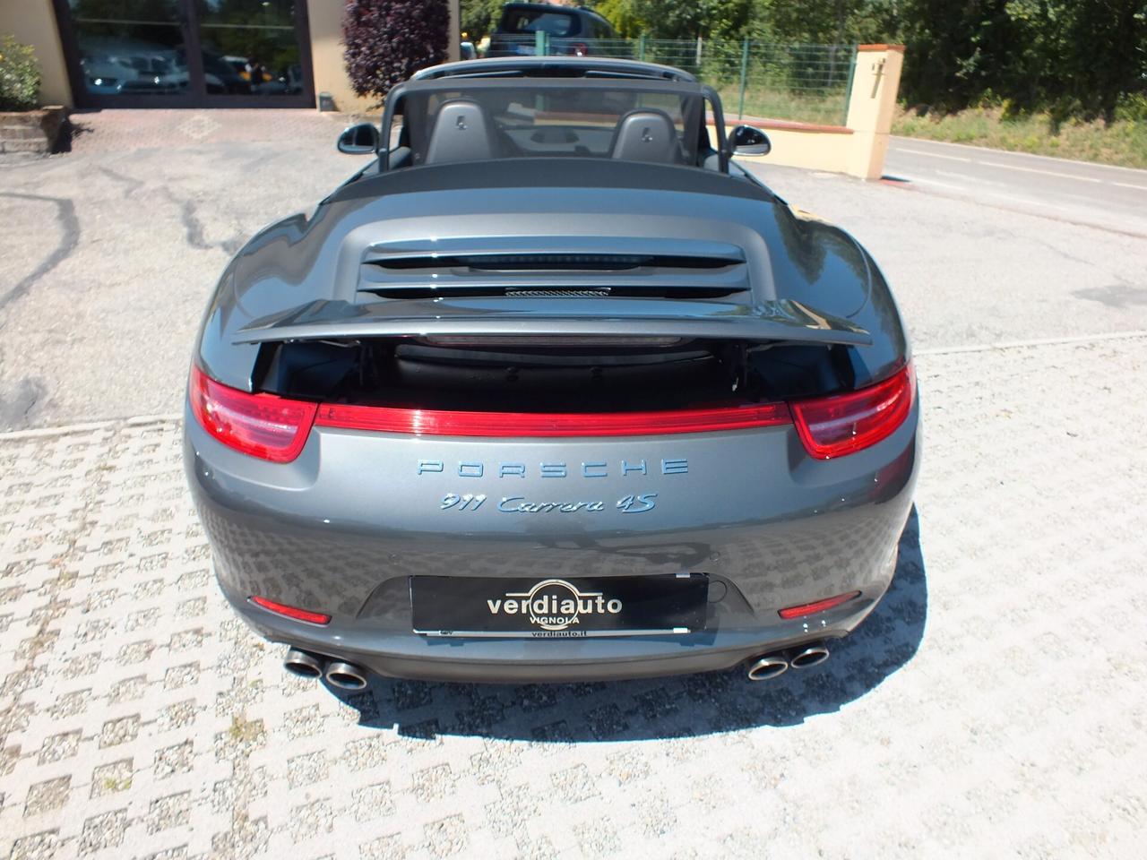 PORSCHE 991 CARRERA 3.8 4-S CABRIO MANUALE! -PORSCHE APPROVED