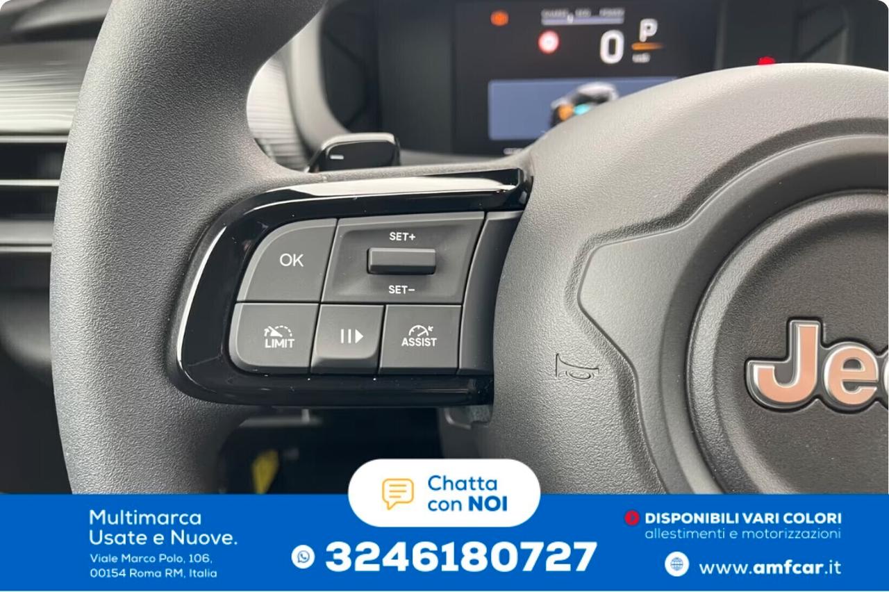 Jeep Avenger Longitude + AUTOMATICA + SEDILI RISCALDATI + CARPLAY +