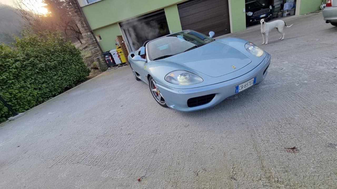 Ferrari 360 Spider F1 asi prima vernice book sempre italiana