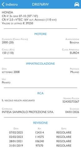 Honda CR-V 2.0 vtec Exclusive AUTOMATICA-PELLE-TETTO