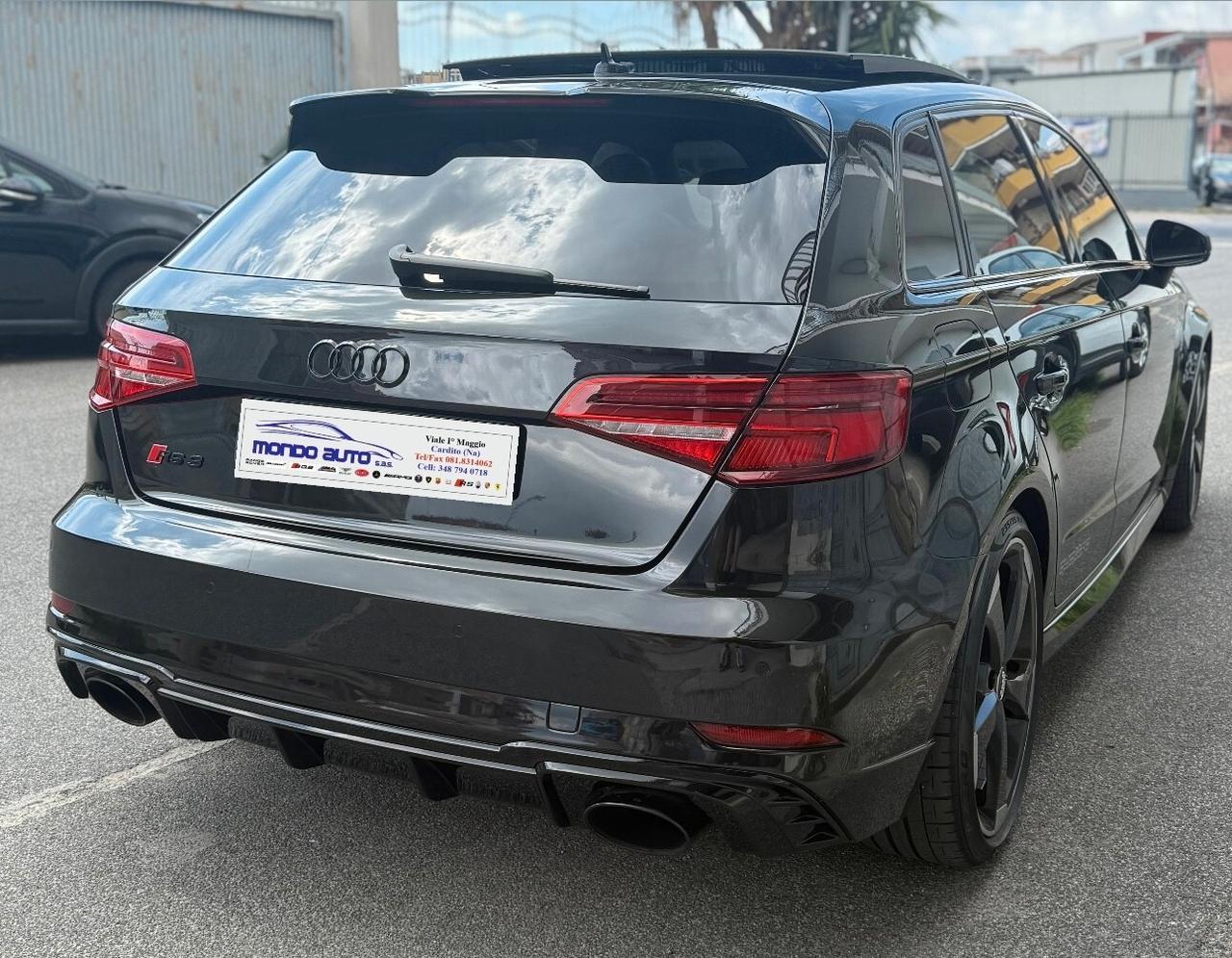 Audi RS3 2.5 TFSI 400 CV QUATTRO S-TRONIC SPORTBACK UFFICIALE