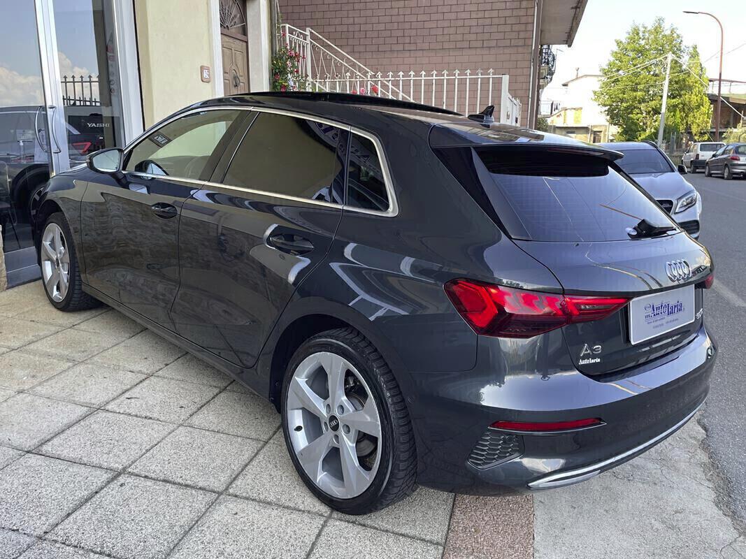 Audi A3 SPB 30 2.0 TDI Adavanced S-Line Tetto Apribile Navi Fari Full Led Aziendale ufficiale Audi Italia