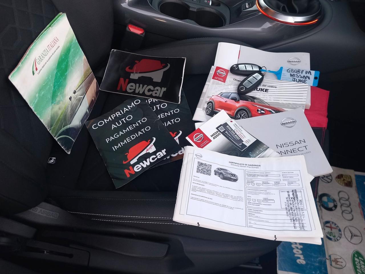 Nissan Juke 1.0 DIG-T 117 CV Tekna STRA FULL BOSE R 19 PELLE KM 43200 GARANZIA