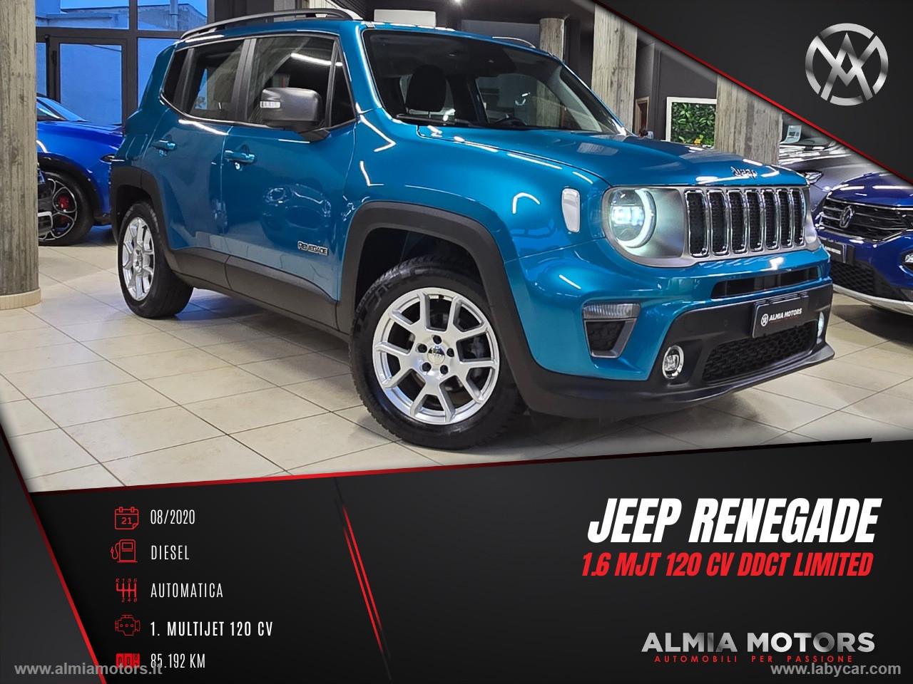 JEEP Renegade 1.6 Mjt DDCT 120CV Limited
