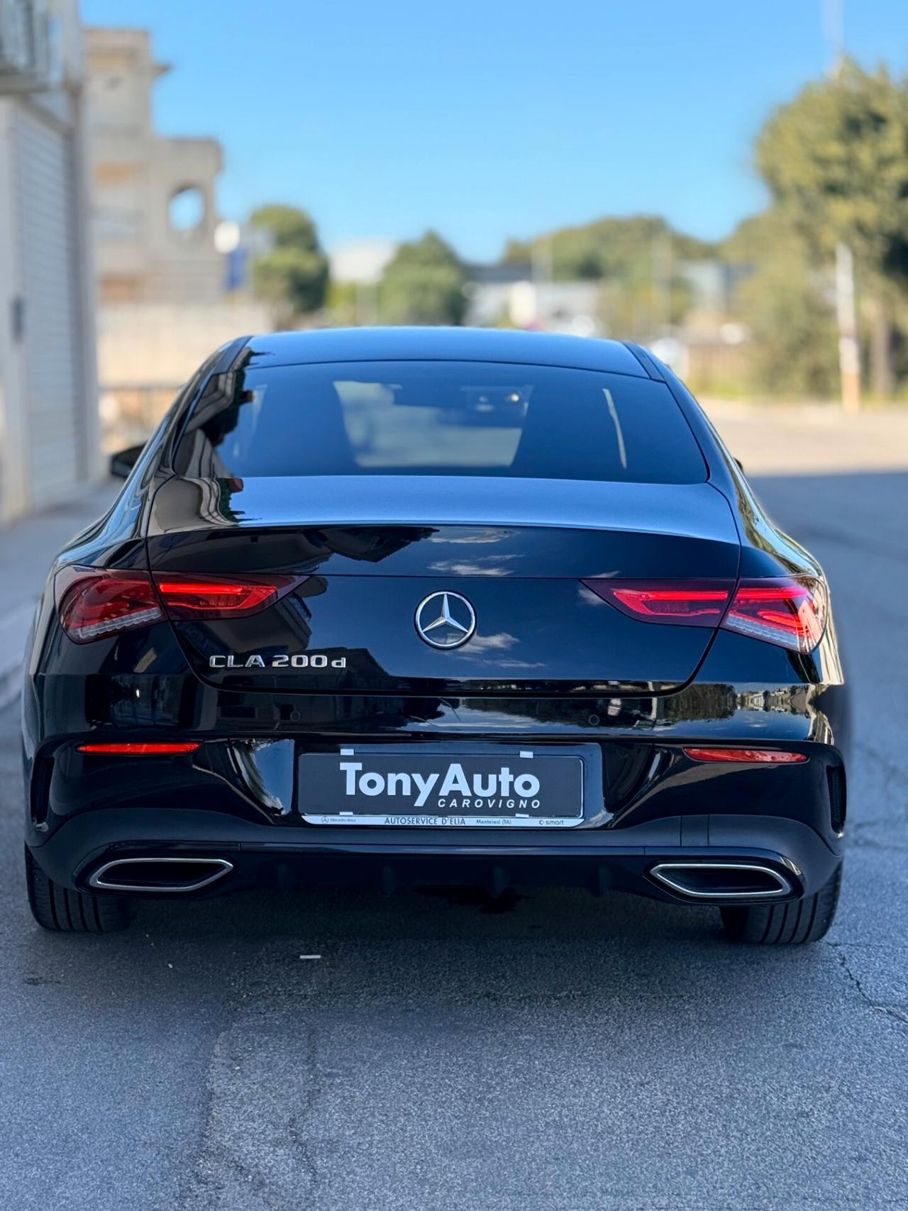 Mercedes-benz CLA 200 Coupe d 150 cv Premium auto AMG CON LUCI SOFFUSE,TELECAMERA,APPLE CARPLAY,VIRTUAL COCKPIT