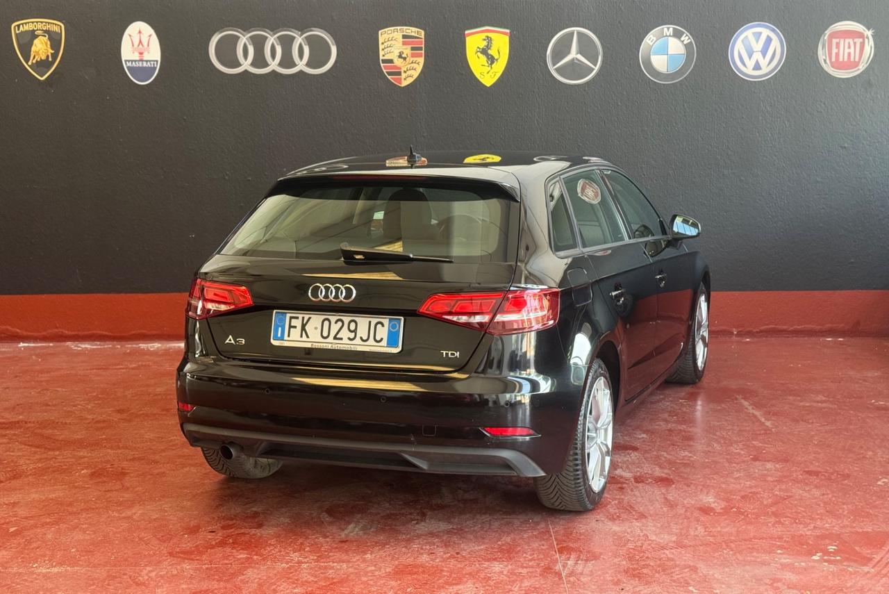 Audi A3 SPB 1.6 TDI 116 CV S tronic Sport