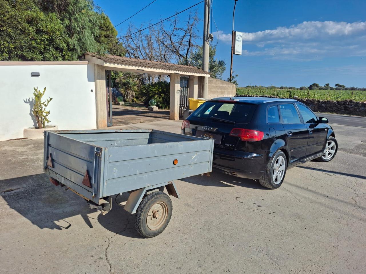 Audi A3 SPB 2.0 TDI + CARRELLO OMOLOGATO