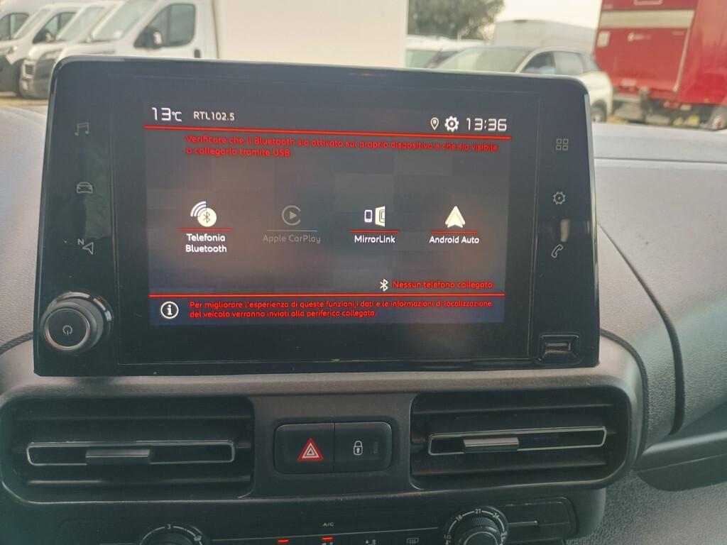 Citroen Berlingo 1.5 BlueHDi 100cv Van M Club Autocarro N1 5 posti