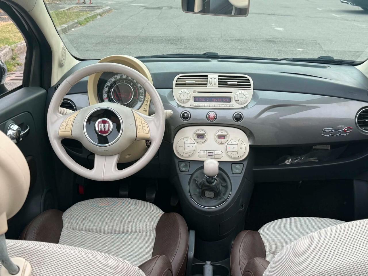 Fiat 500 1.3 MjT 75 CV-169.000KM-Cabrio-GARANZIA