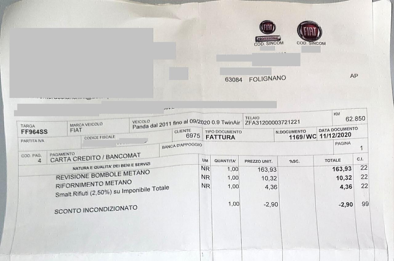 FIAT PANDA 0,9 NP-K-WAY-UNICA PROP-5 POSTI-4 REVIS