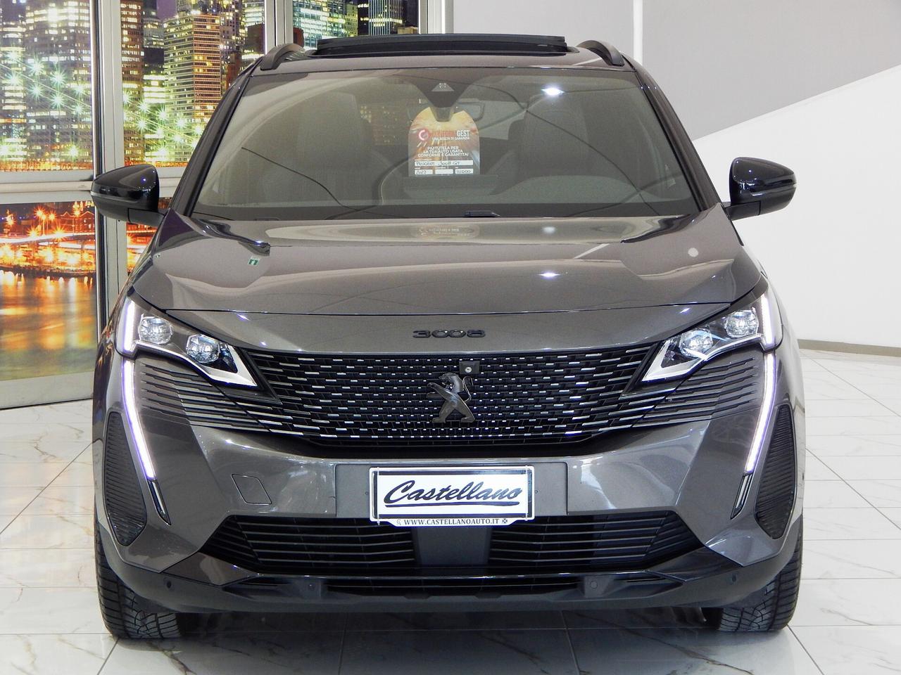 Peugeot 3008 1.5 bluehdi GT Pack EAT8 TETTO-NAVI-PELLE-LED-PARK