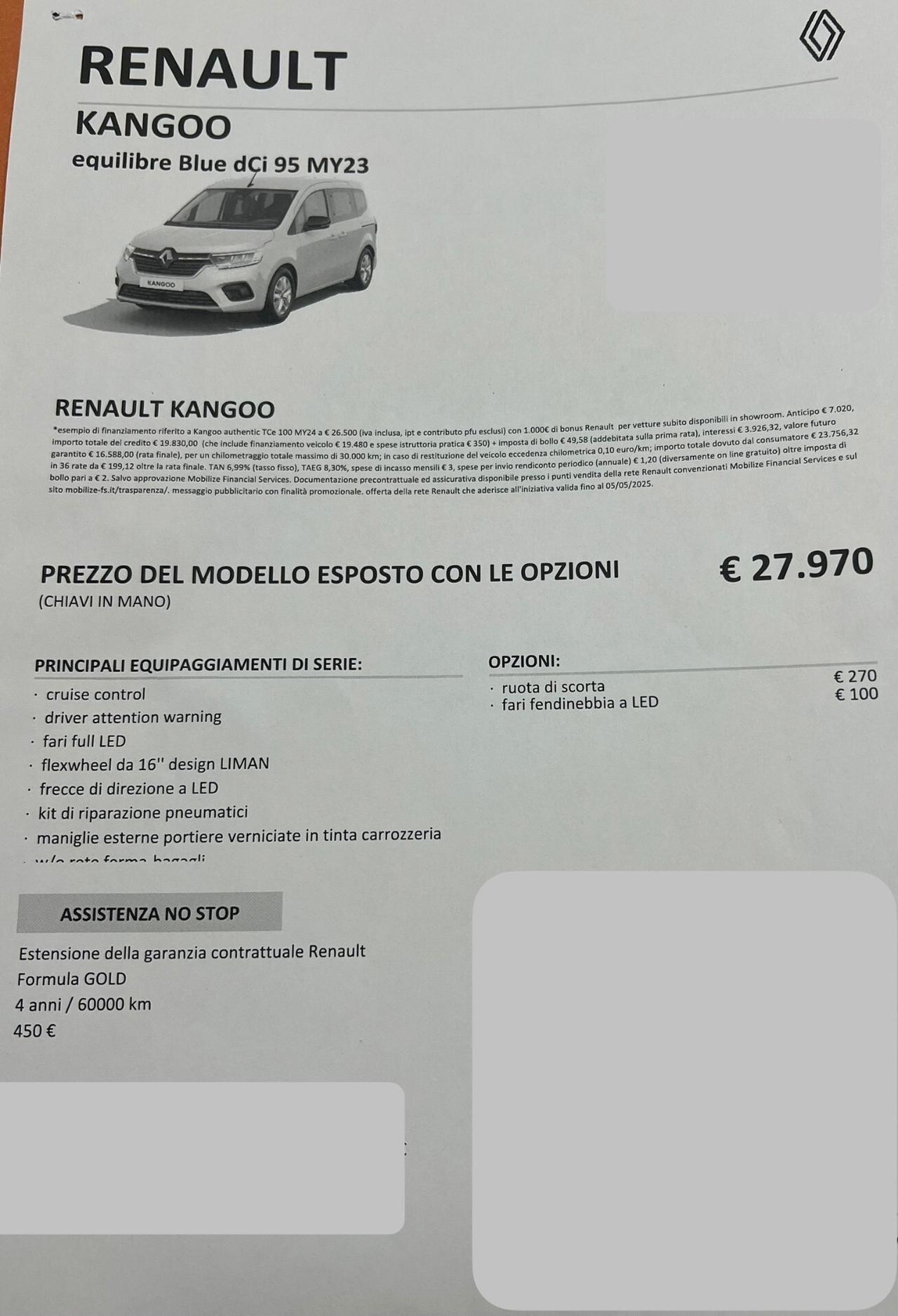 Renault Kangoo 1.5 Blue dCi 95CV Equilibre - AUTOCARRO N1