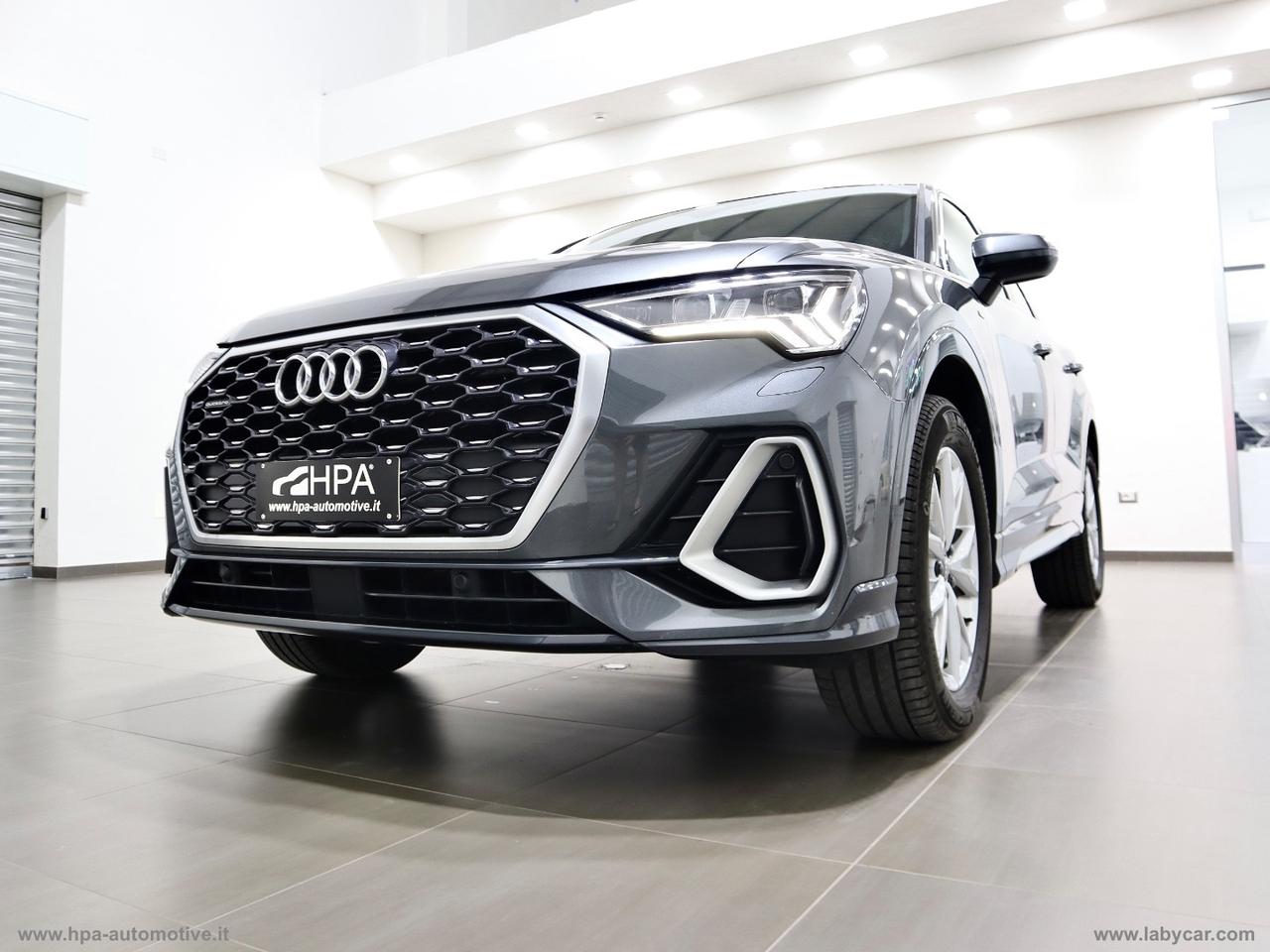 AUDI Q3 SPORTBACK 2.0TDI 200CV S-tronic S-LINE NAVI MATRIX LED PELLE QUATTRO RETROCAMERA