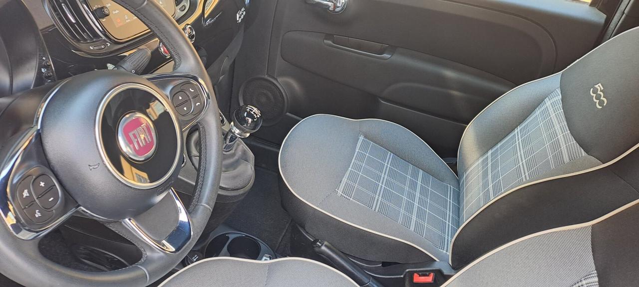 Fiat 500 1.0 Hybrid Lounge 70 CV 6 MARCE - KM. 15.000 - AUTO PER NEOPATENTATI!