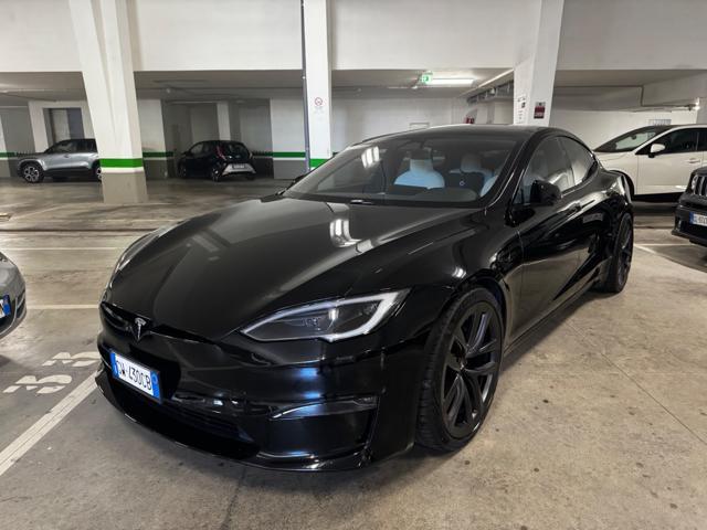 TESLA Model S LONG RANGE#C.LEGA21#VOLANTEYOKE#OPTICWHITE