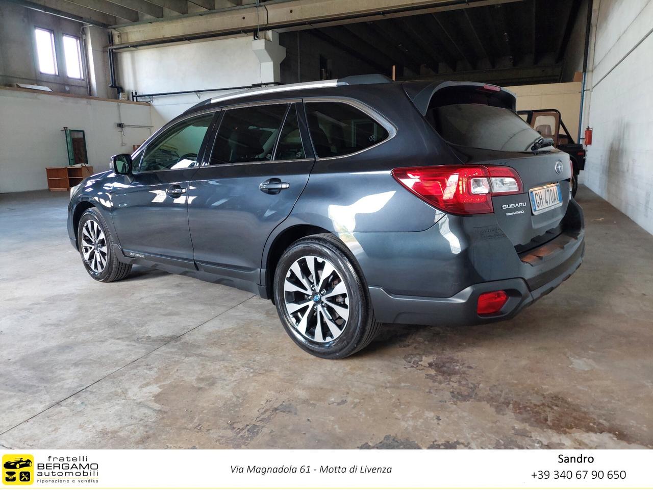 Subaru Outback 2.0d Unlimited lineartronic AWD Tettuccio