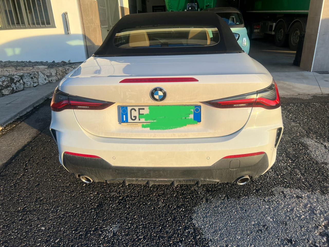 BMW 420d Cabrio 48V Hybrid MSport Tagliandata
