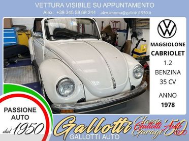 Volkswagen Maggiolone Cabriolet 1.2 benzina 35cv