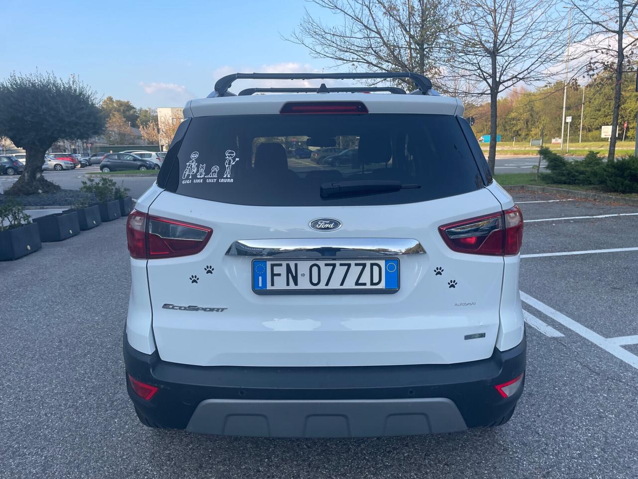 Ford EcoSport 1.0 EcoBoost 125 CV*Tetto*Navi*Cerchi*Neopatentati*