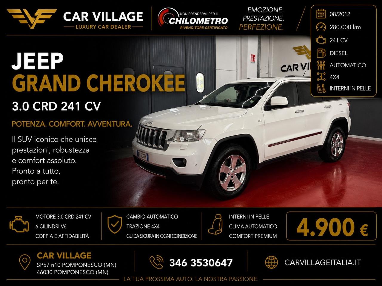 Jeep Grand Cherokee 3.0 CRD 241 CV Overland