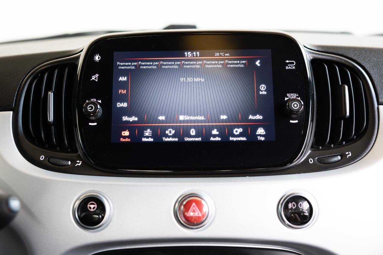 Fiat 500 1.0 Hybrid 70CV Sport Connect UNIPROPRIETARIO IVA ESPOSTA