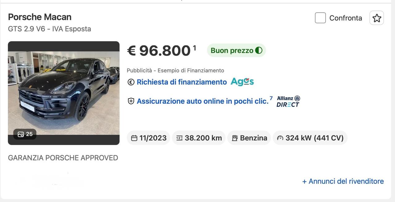 Porsche Macan 2.9 GTS