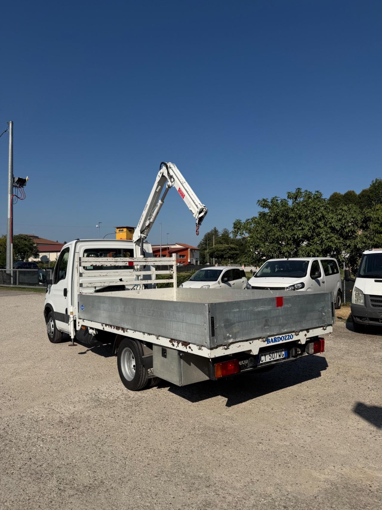 Iveco daily 35/12 gru cassone fisso