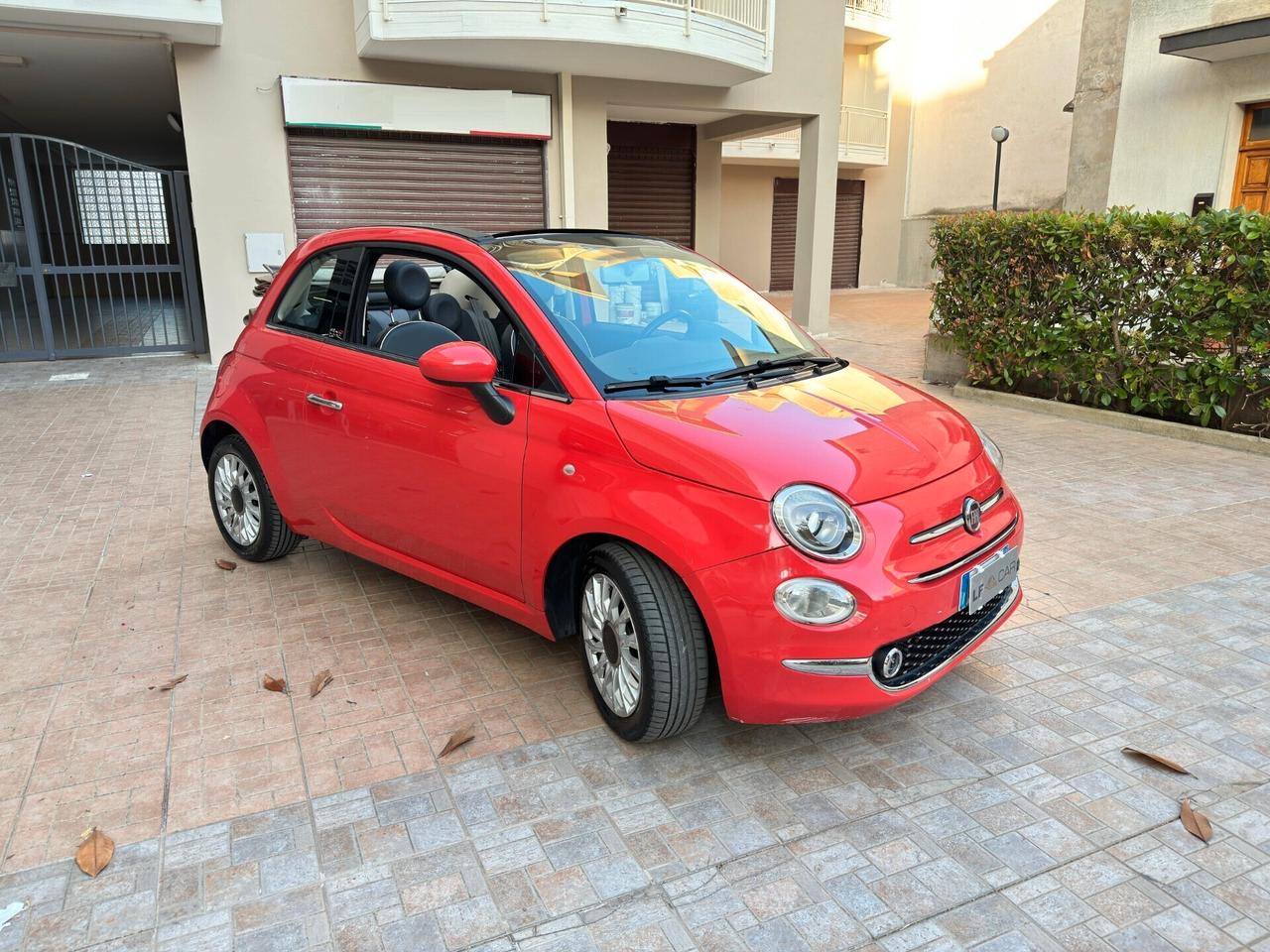 Fiat 500 C 1.3 Multijet 95 cv Lounge Cabrio Rosso corallo