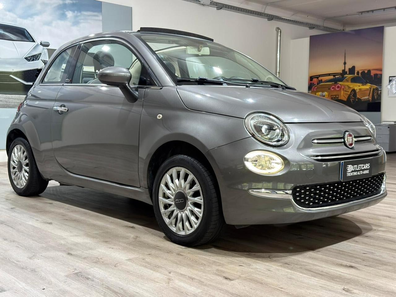 FIAT 500 C CABRIO 1.2 69cv 2015 NEOPATENTATI
