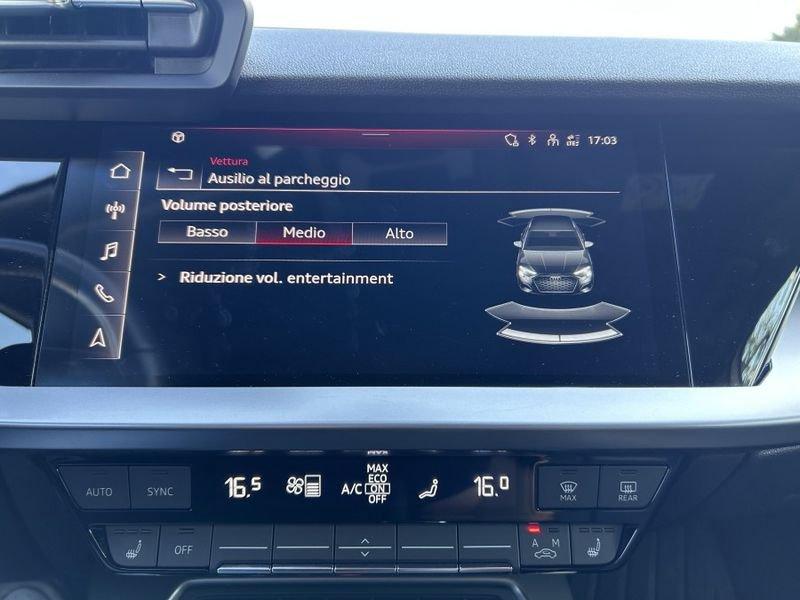 Audi A3 SPB 35 TFSI 150CV Sport Advanced PARI AL NUOVO