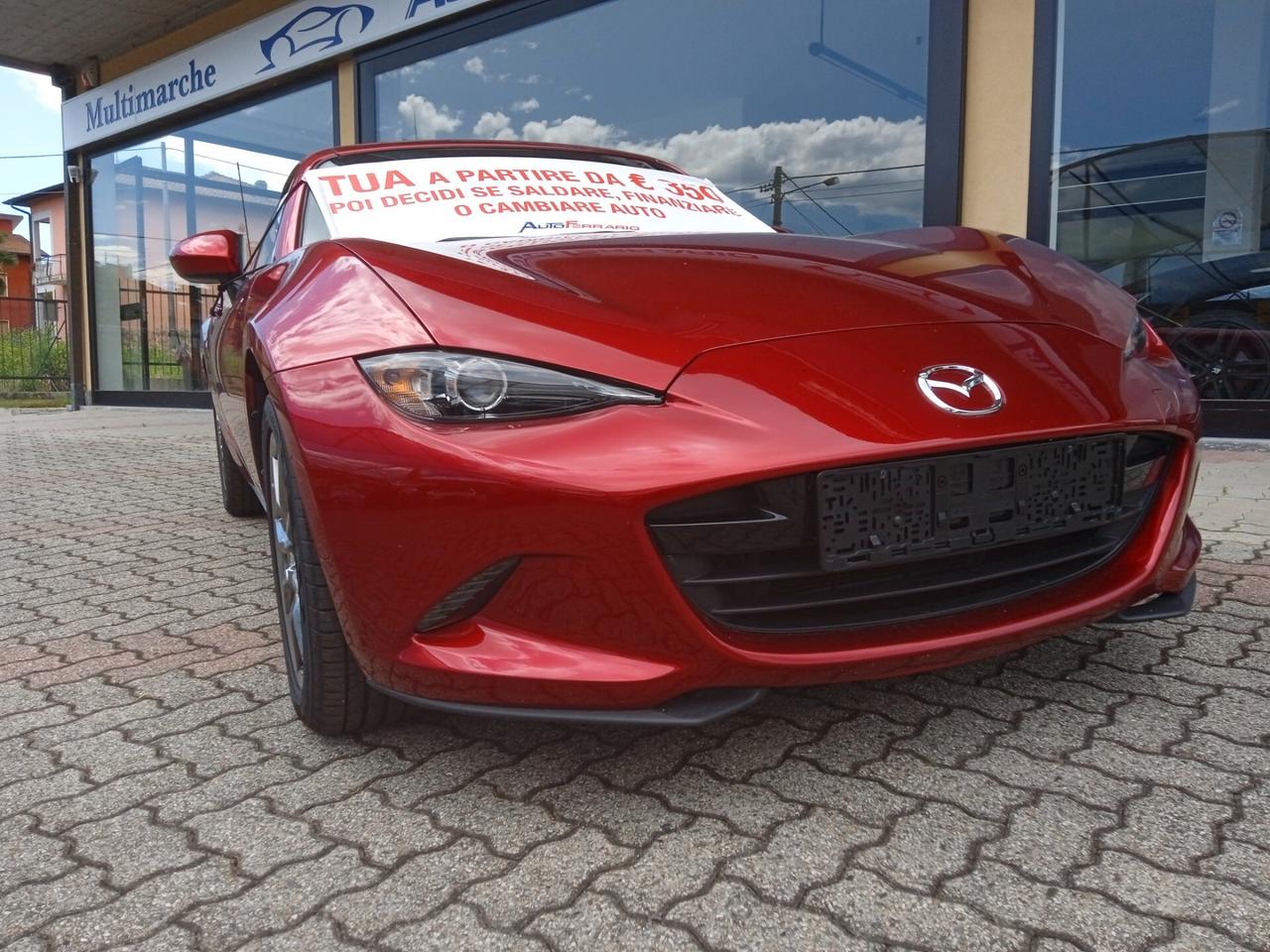 Mazda MX-5 RF PELLE TOTALE NERA SENS PARK CRUISE CONTROL NAVY CERCHI DA 17" PRONTA CONSEGNA