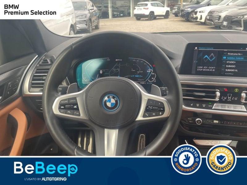 BMW X3 XDRIVE30E MSPORT AUTO