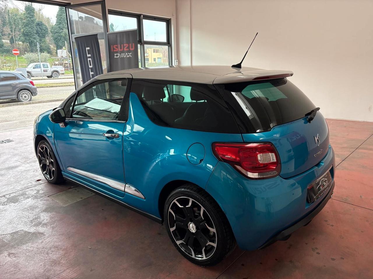 CITROEN DS3 SPORT CHIC benz. 1.6 THP CV 156 Km 170 831 certificati garanzia 12 mesi