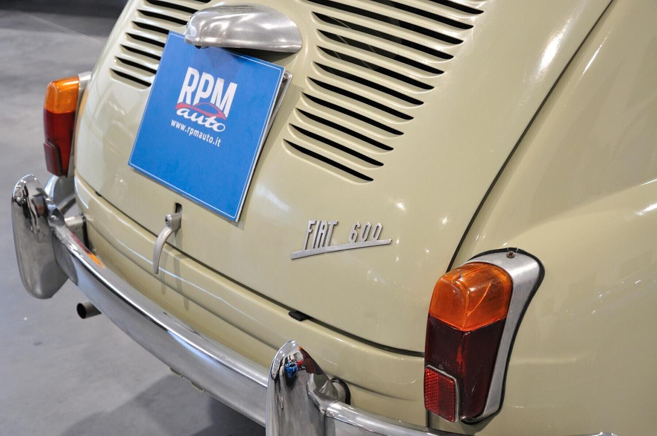 Fiat 600 tipo 100 633cc targhe nere ottima