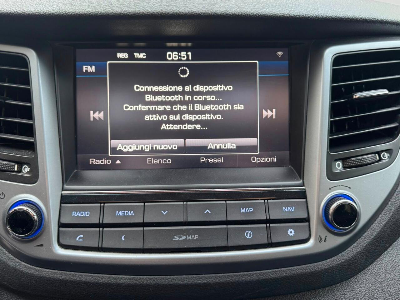 HYUNDAI TUCSON 1.7 CRDI 115 CV. TETTO APRIB.+NAVI