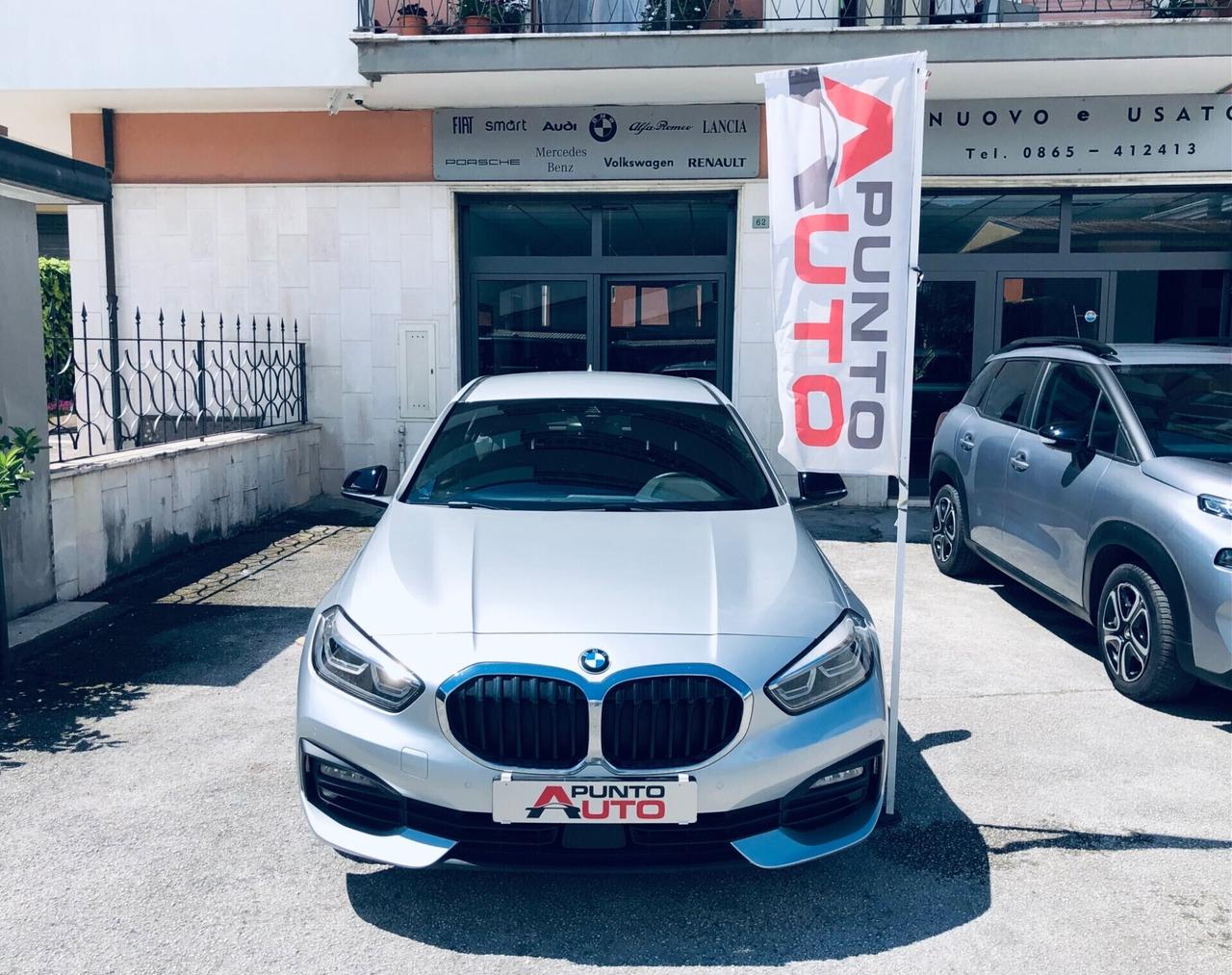 Bmw 116 118d 5p. AUTOMATICA-TELECAM- SPORT argento