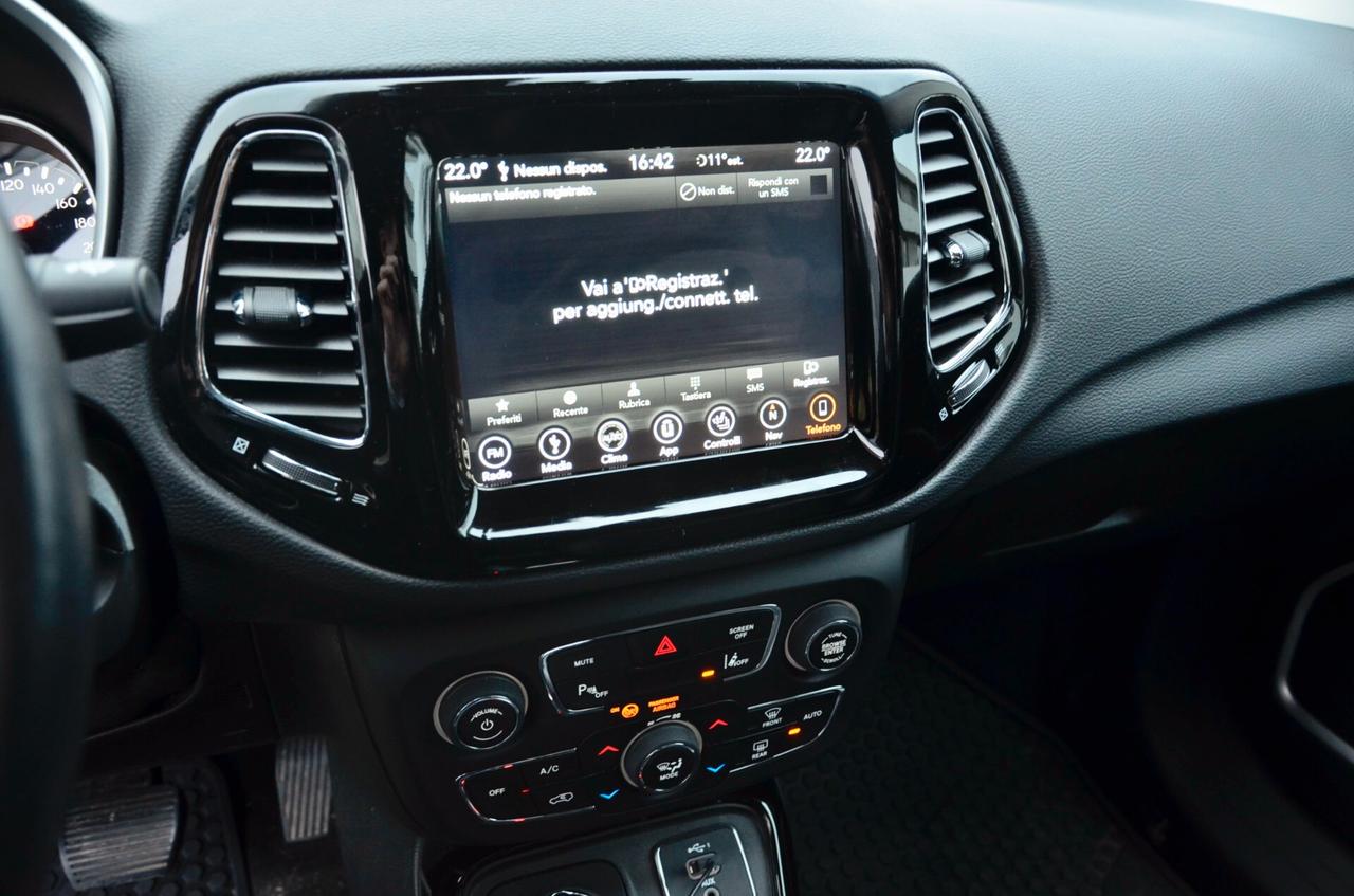 JEEP COMPASS 2.0 MJT LIMITED 4WD 140cv AUT, UNICOPROPRIETARIO, UFF ITALIANA, SERVICE JEEP, NAVI, APPLE ANDROID, PERMUTE
