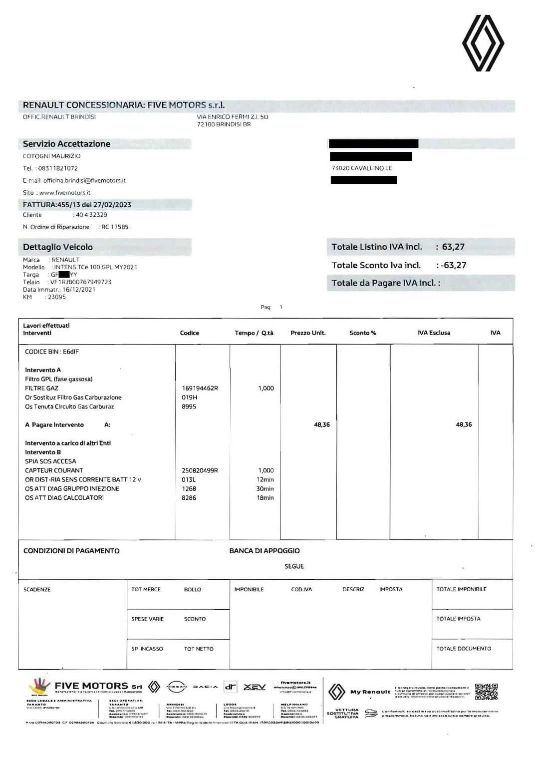 Renault Captur TCe 12V 100 CV GPL Intens