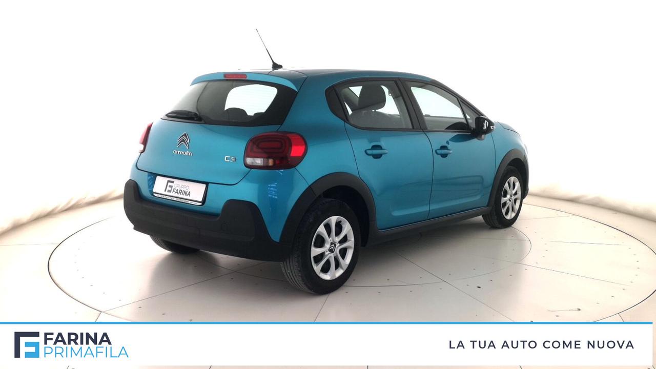 CITROEN C3 III 2017 - C3 1.2 puretech Feel s&s 83cv neopatentati my20