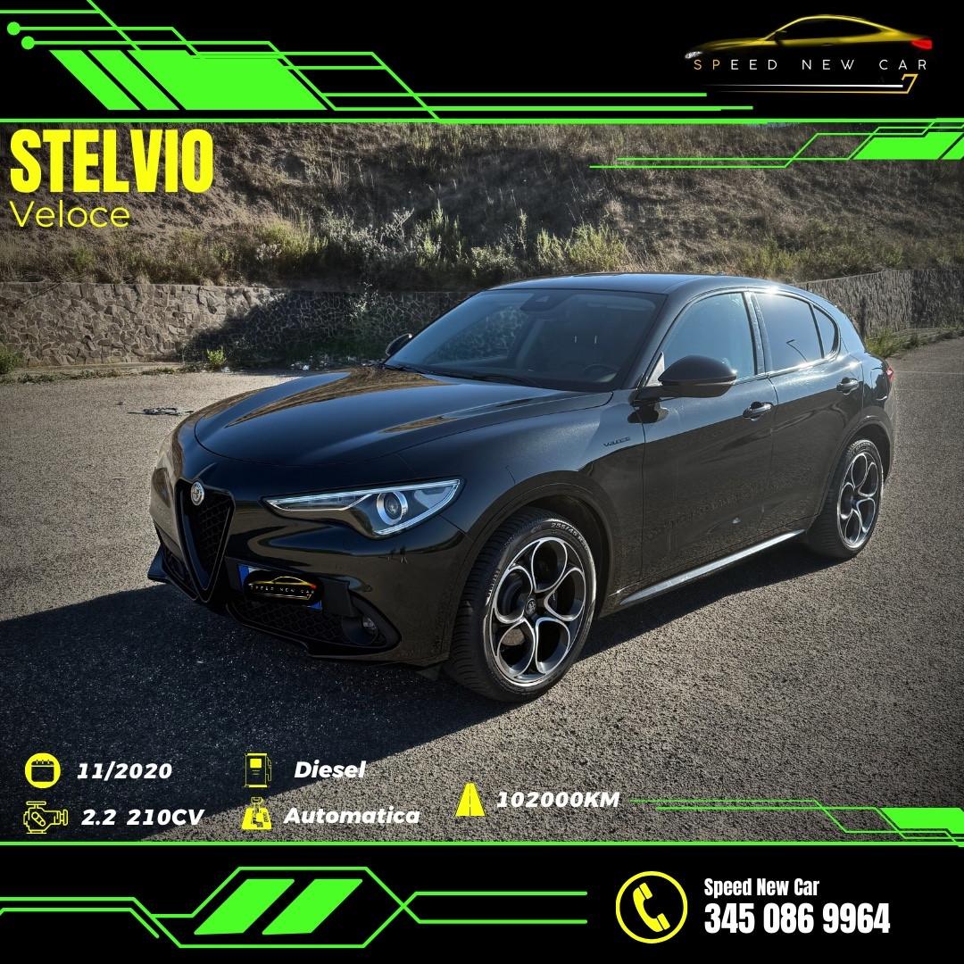 Alfa Romeo Stelvio 2.2 Turbodiesel 210 CV AT8 Q4 Veloce