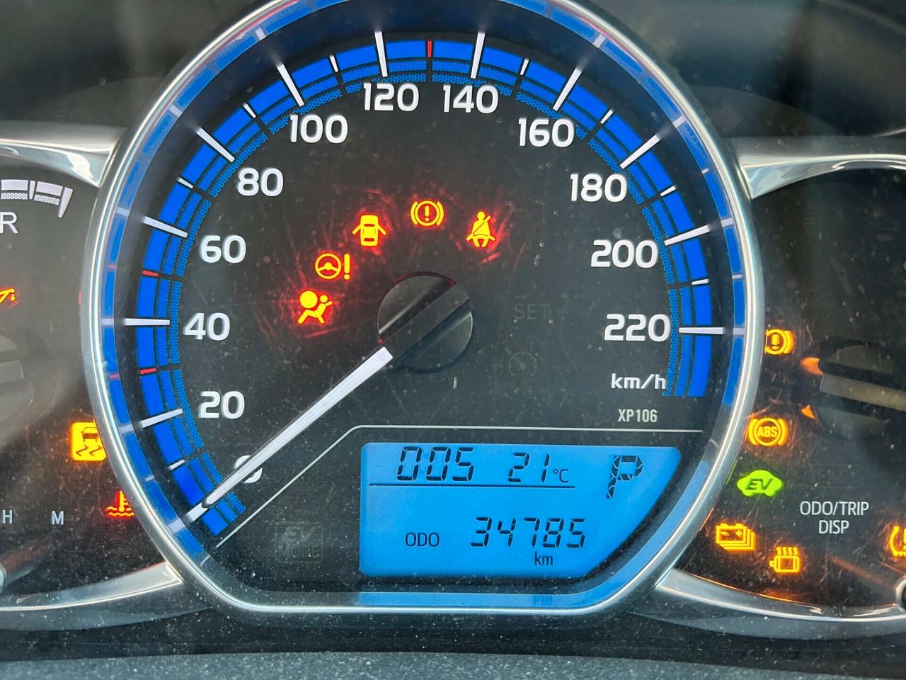 Toyota Yaris 1.5 Hybrid 73CV - 2016 Incidentata