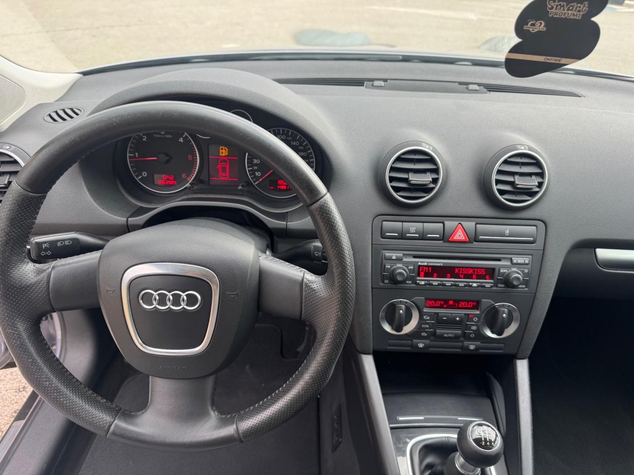 Audi A3 2.0 16V TDI Ambition Unicoproprietario, KM certificati.