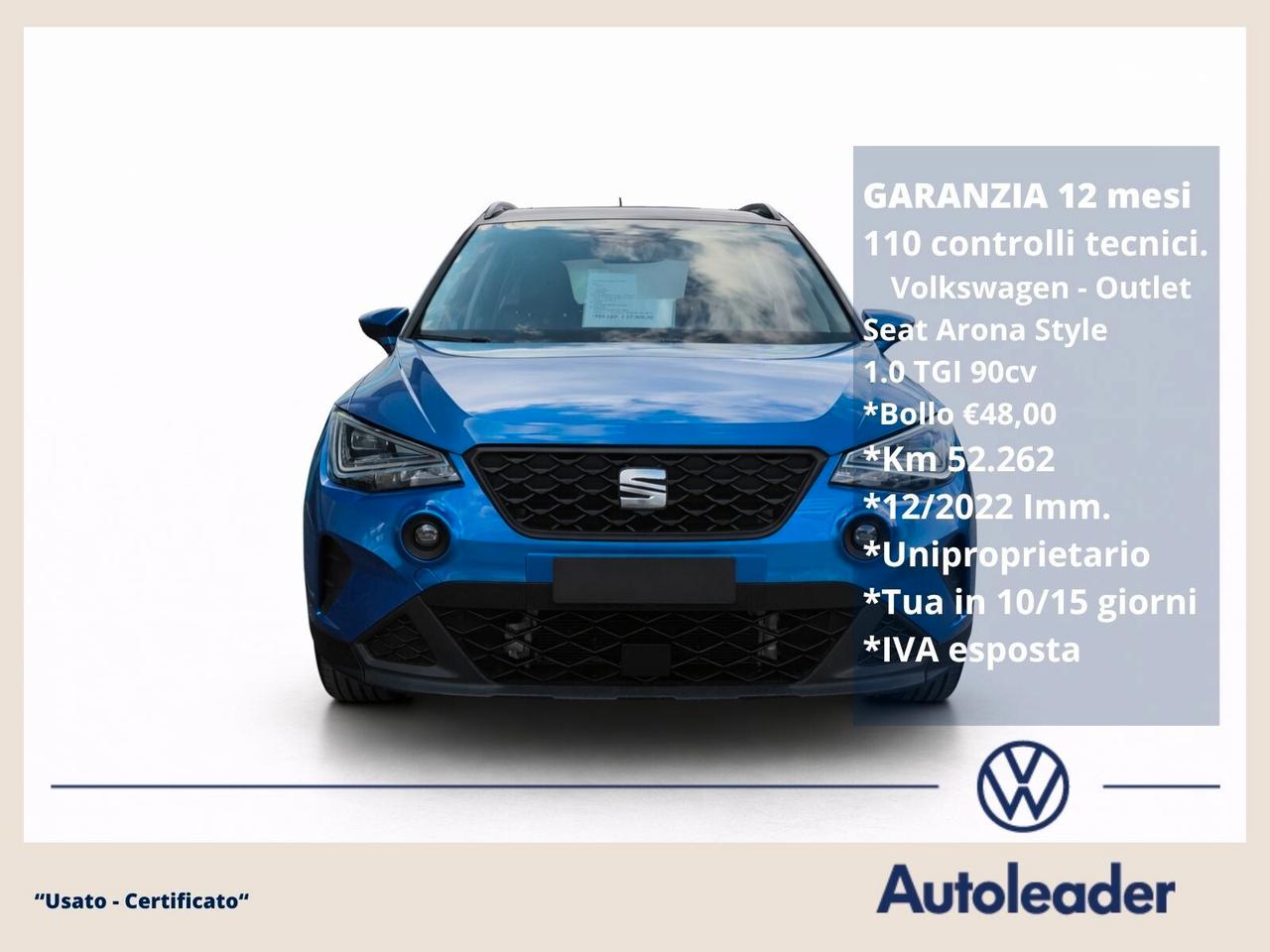 Seat Arona 1.0 TGI Style