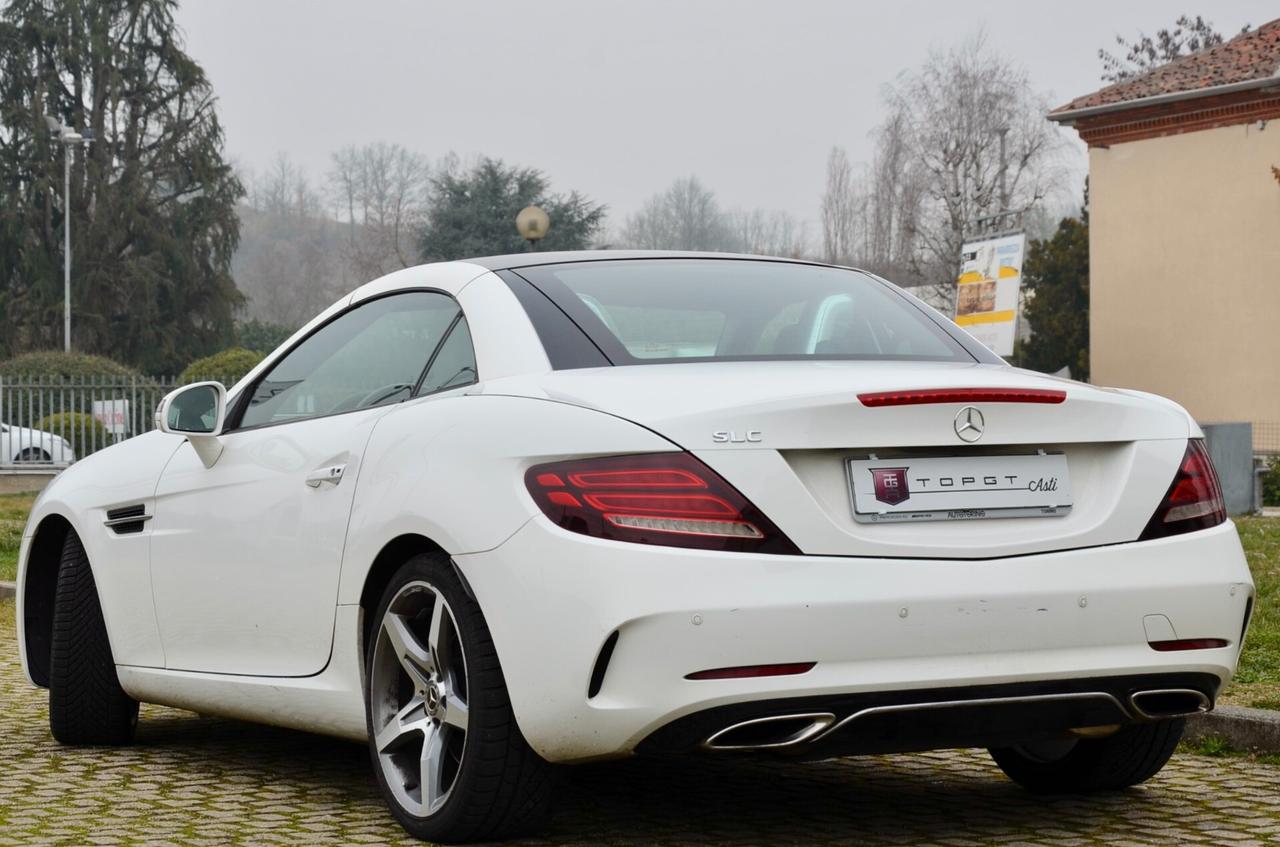 MERCEDES SLC 200 PREMIUM AMG LINE 184cv AUTO, UFF ITALIANA, SERVICE DIMOSTRABILI, SCARICO, RETROCAMERA, PELLE, PERMUTE